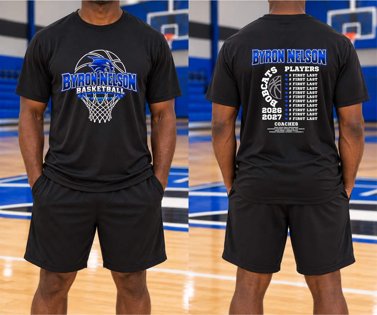 BNHS Basketball - Adult Sport-Tek Performance Short Sleeve Tee